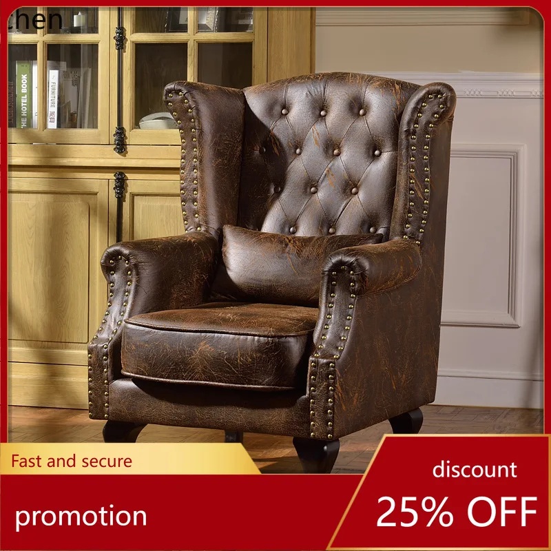 

HXL Single Sofa Chair Leather Sofa for Bar Coffee Shop