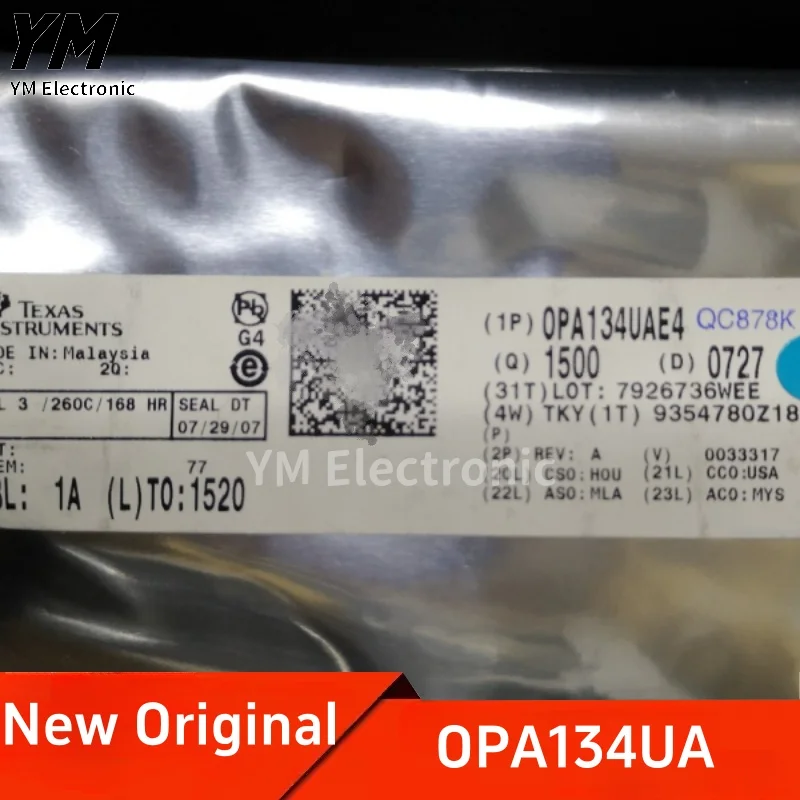 New Original OPA134UA SOP-8 low distortion and low noise audio single operation amplifier patch