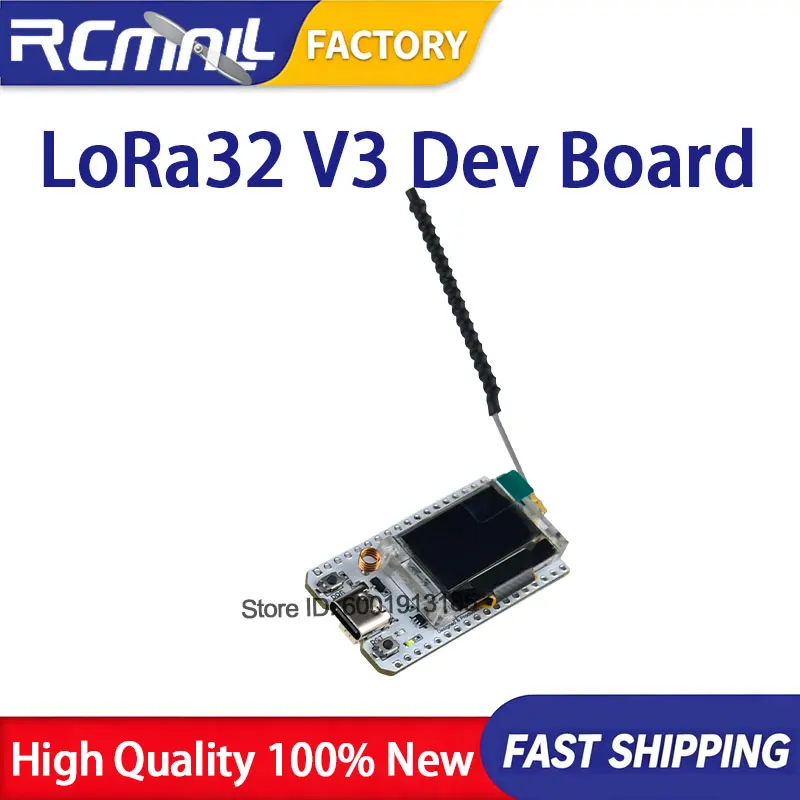 ESP32 lora 32 v3 HTIT-WB32LA V3 LoRa32 Development Board SX1262 868MHz 915MHz 2/5dBi 0.96 OLED Display for Meshtastic