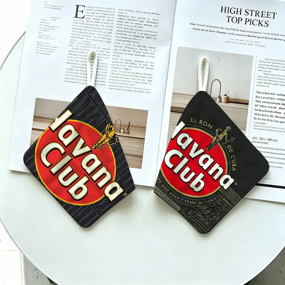 H-Havana C-Club Polyester Cotton Hanging Hand Towel, Super Absorbent Hand Wiping Towel for Daily Household Use