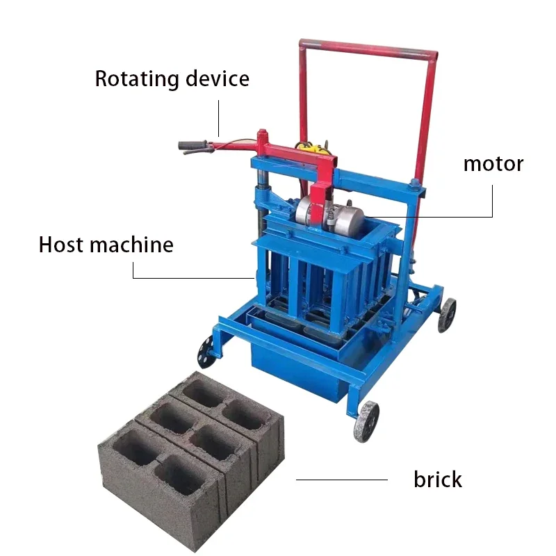 Brick Making Machine High Efficient Hollow Brick Machine Manual Concrete Block Machine