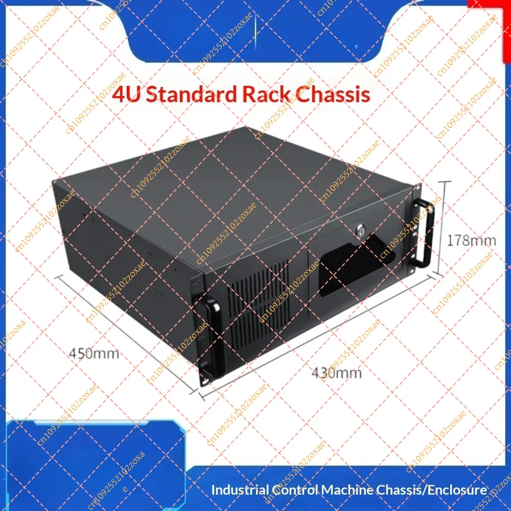 19 Inch 4U Industrial Server Chassis 7 Slots ATX Power Supply Rack Mount Computer Case For IPC Motherboard