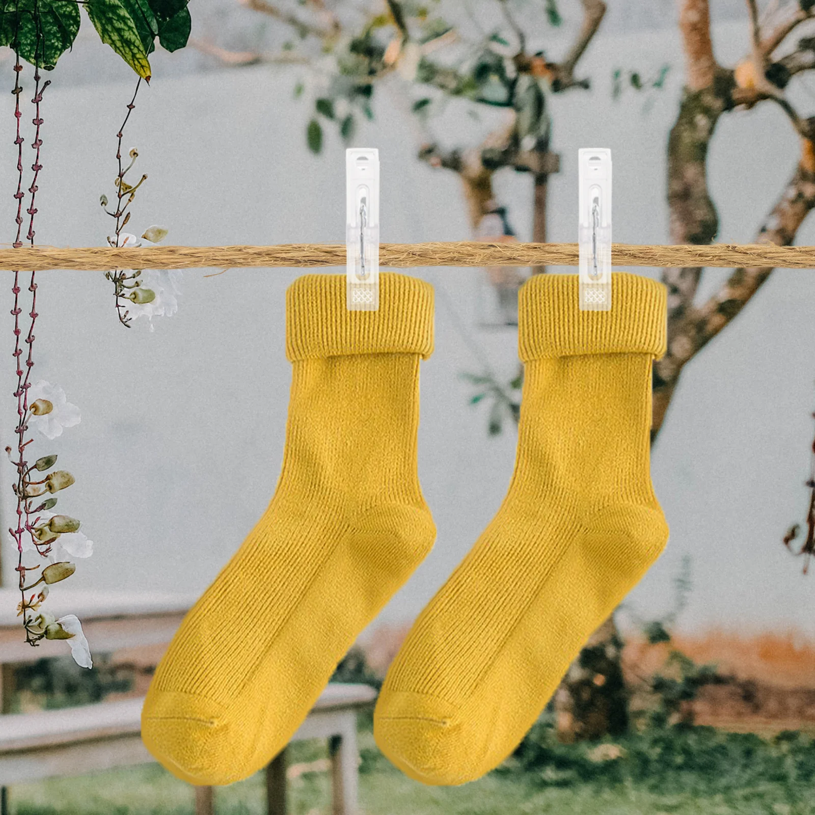 

10Pcs Windproof Clips Plastic Clothespins Strong Hold Clothes Pins for Drying Laundry Towels Quilts Outdoor Use