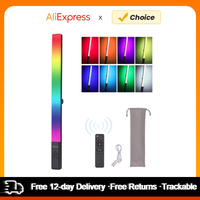 20W RGB Led Tube Lights Foldable Light Stick Handle LED Light 3200K-5500K Color Temperature Dimmable 114 Beads 9 Lighting Effect