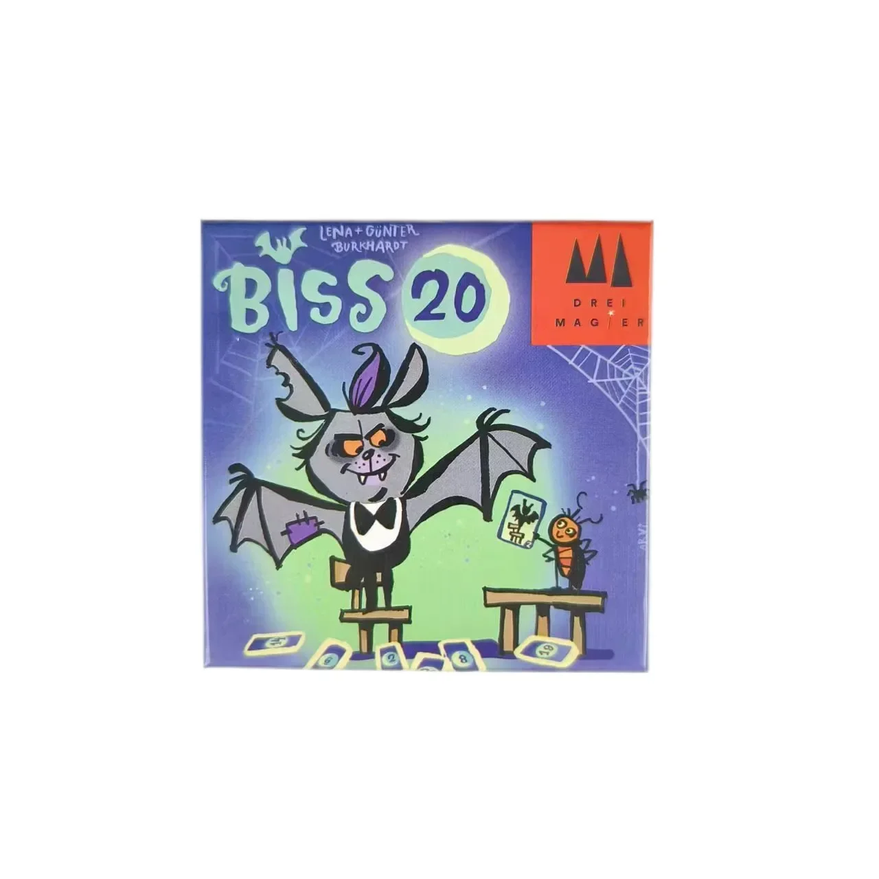 Biss 20 versione inglese direct hit 20 barare moth series scarafaggio tedesco bambini adulti gioco di raccolta per il tempo libero