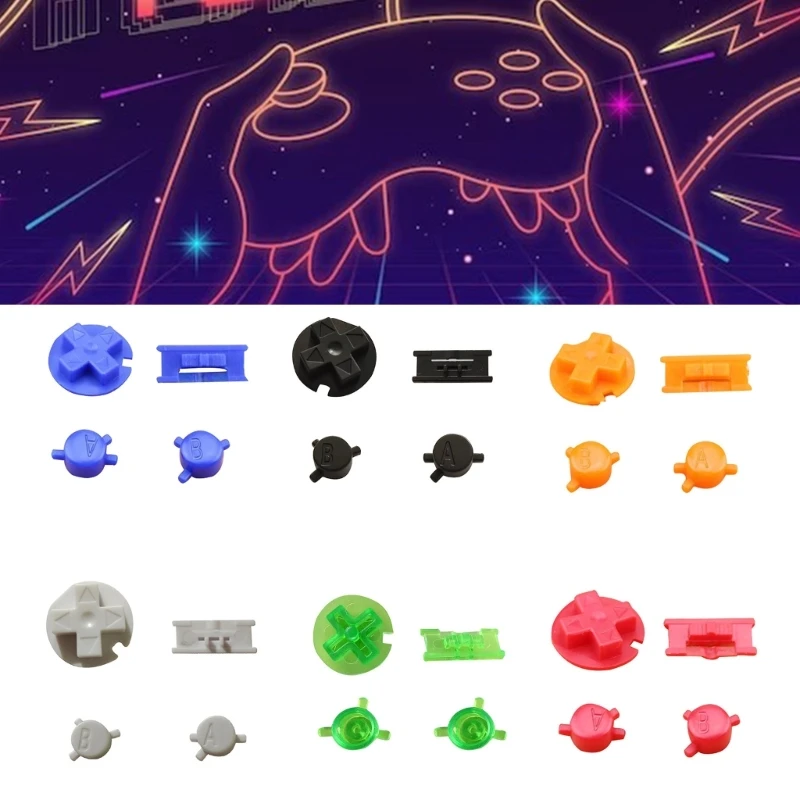 Consoles jeu portables Bouton Classes ABS Clés ABS Installations simples pour consoles