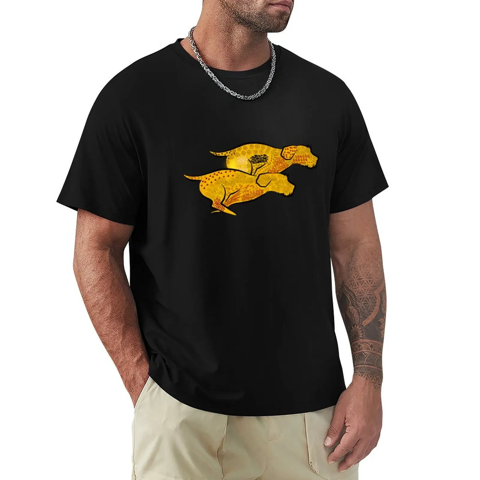 

DOUBLE GOLD T-Shirt Blouse plus size clothes mens t shirt