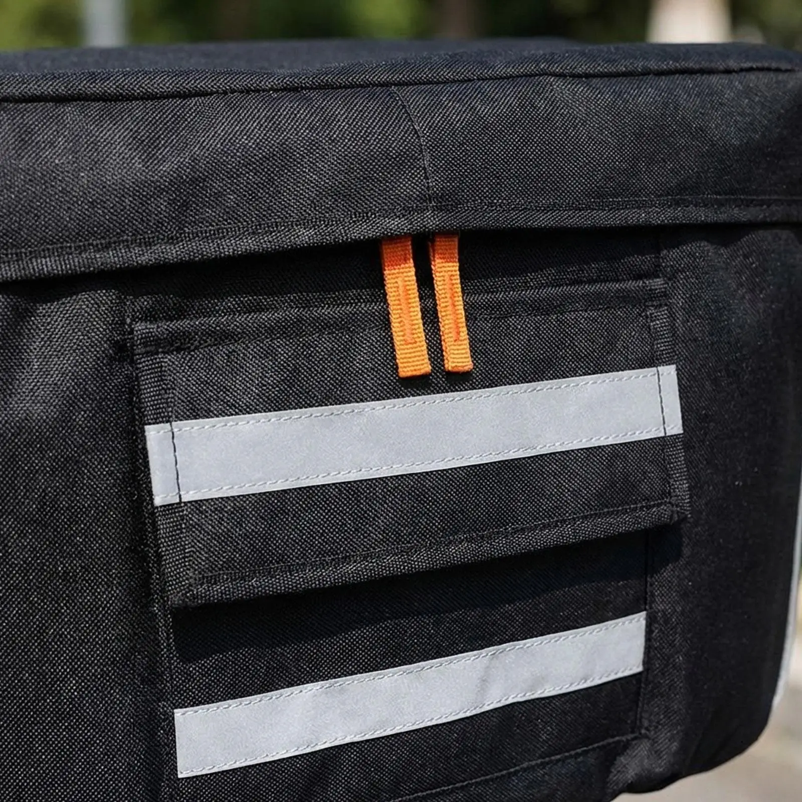 

Чехол для задней велосипедной корзины, пылезащитный, легко устанавливается с помощью крепежного шнура, водонепроницаемая молния, дождевик для велосипедного багажника