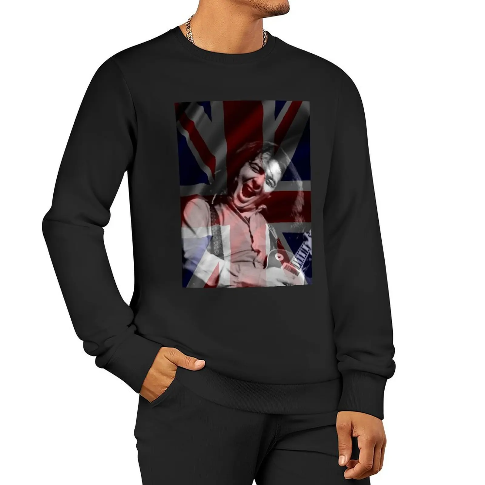 Union Jack Special: Bernie Marsden Pullover Hoodie hooded shirt men's clothes men's sweat-shirt new in hoodies & sweat-shirt