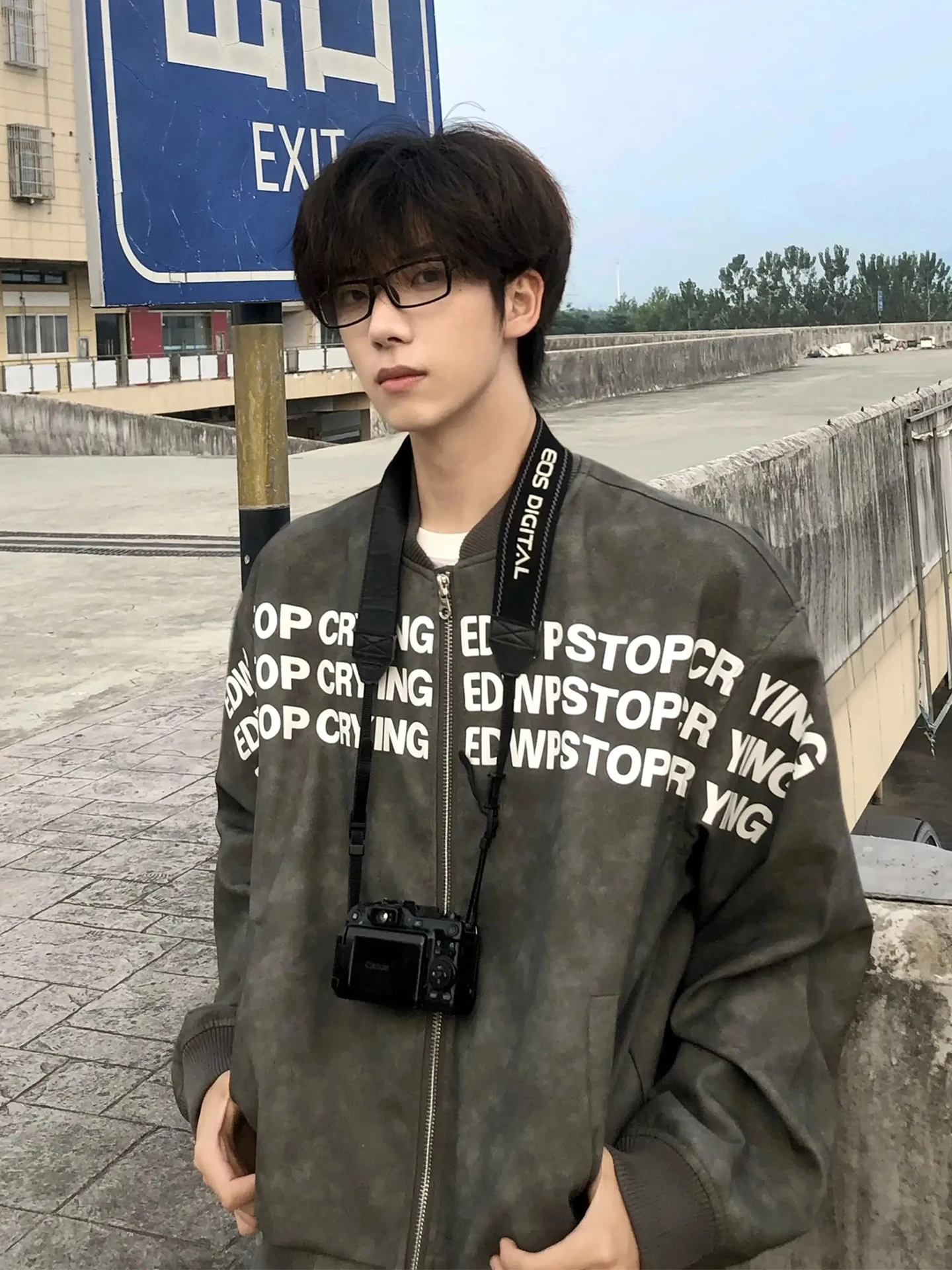 

American Sle Baseball Jaet Men's ort Outerwear Cleanfit Bomber Flight Coat Letter Print Autumn Faion Sensation