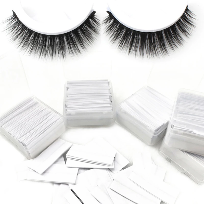 10/20/34pcs Reusable Self-Adhesive Self Adhesive Lash Strips Glue Free Self Adhesive Glue Strips Natural Look Makeup Tools