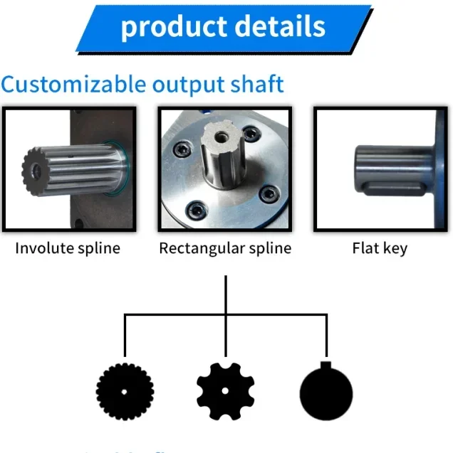 Specialized Suppliers Hydraulic Motor OMM 8 12.5 20 32 40 50