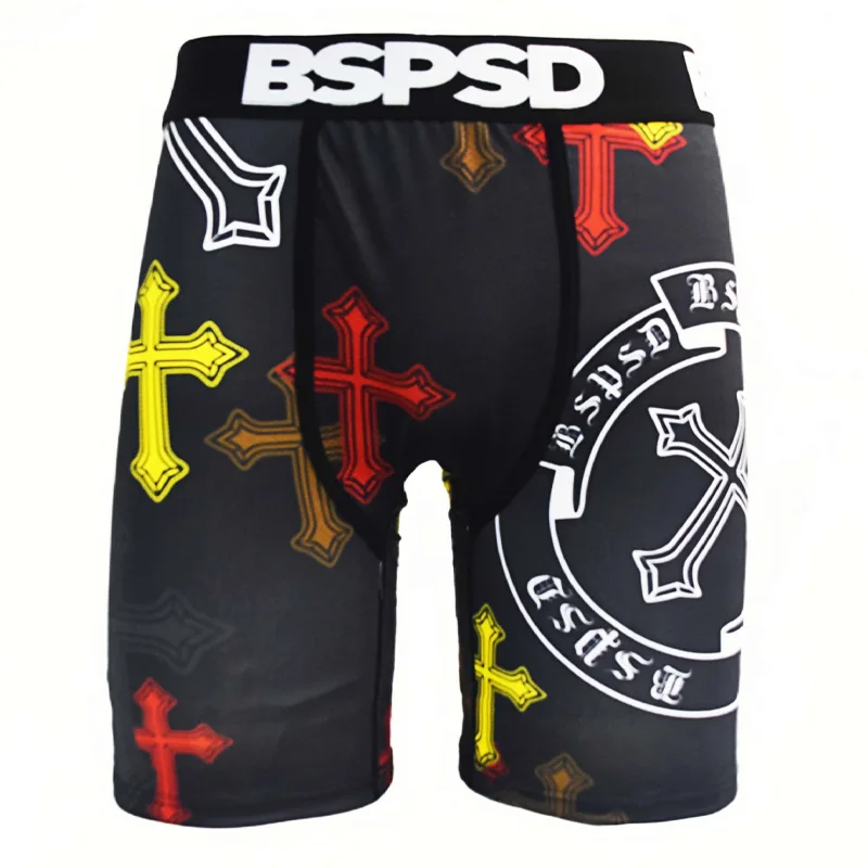 

1pcs Fashion Printed Men's Boxer Briefs Underwear Comfortable Loose Fit S-XXL