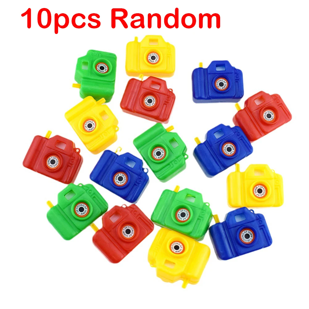 

10pc Novelty Children Mini Camera Model Toy Colour Viewer Press Type Variable Multiple Image Small Camera Kids Puzzle Funny Toys