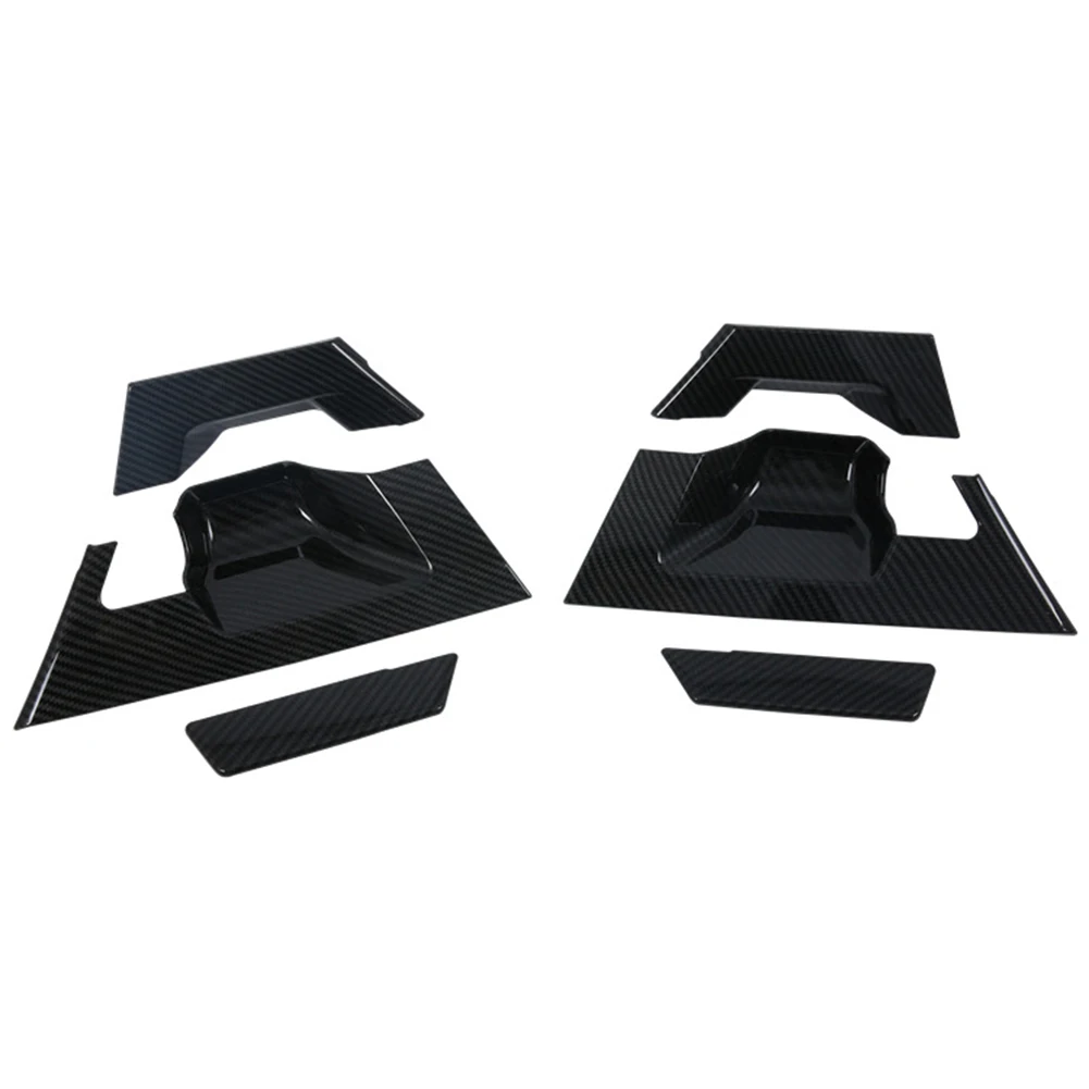 

Украшение интерьера автомобиля, крышка ручки из углеродного волокна, настройка автомобиля, автомобильный декор, индивидуальная посадка, простая установка