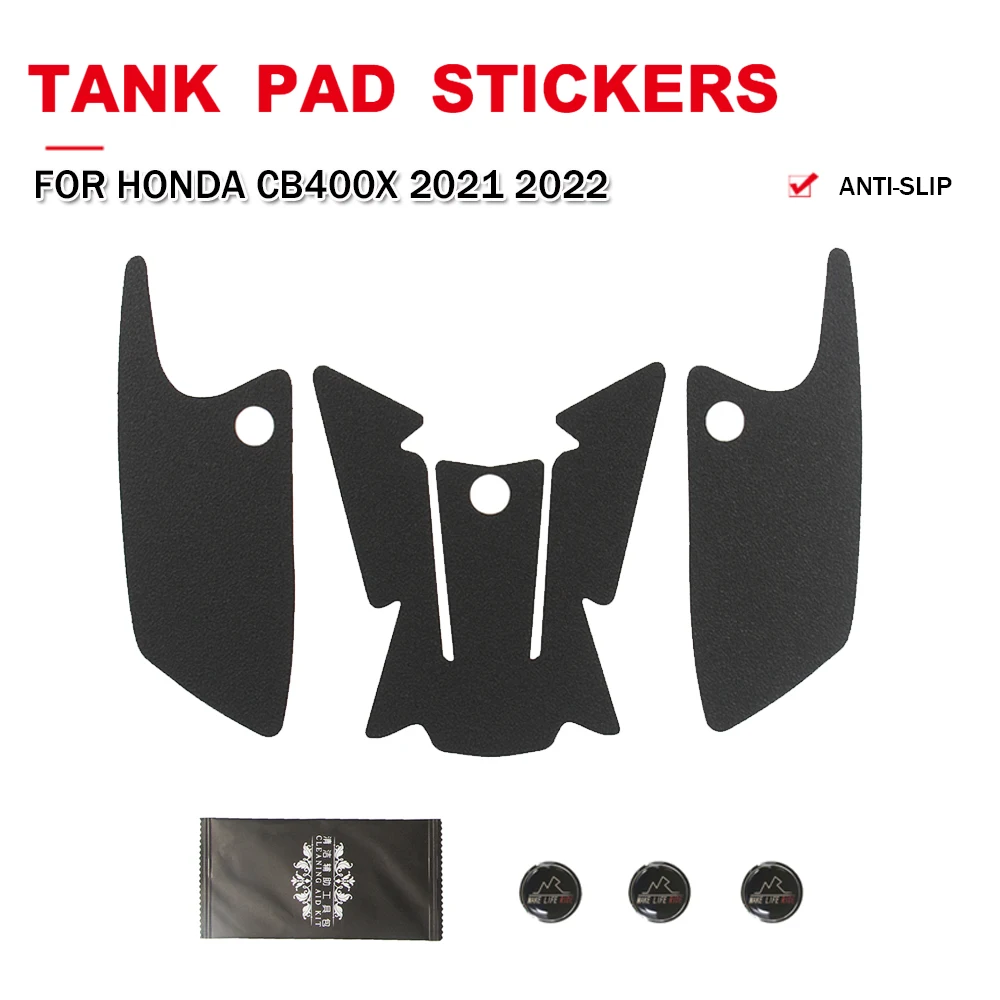 

Motorcycle Side Fuel Tankpad Tank Pads Protector Stickers For Honda CB400X 2021 2022 CB400 CB 400 X 400X Knee Grip Traction Pad