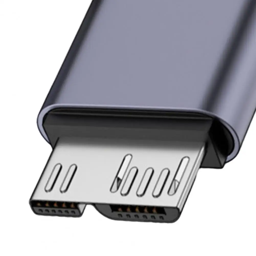 Micro Usb to Type-c Data Cable Micro Usb to Type-c Adapter High-speed Data Transfer Cable External Hard Drive Connector Mobile