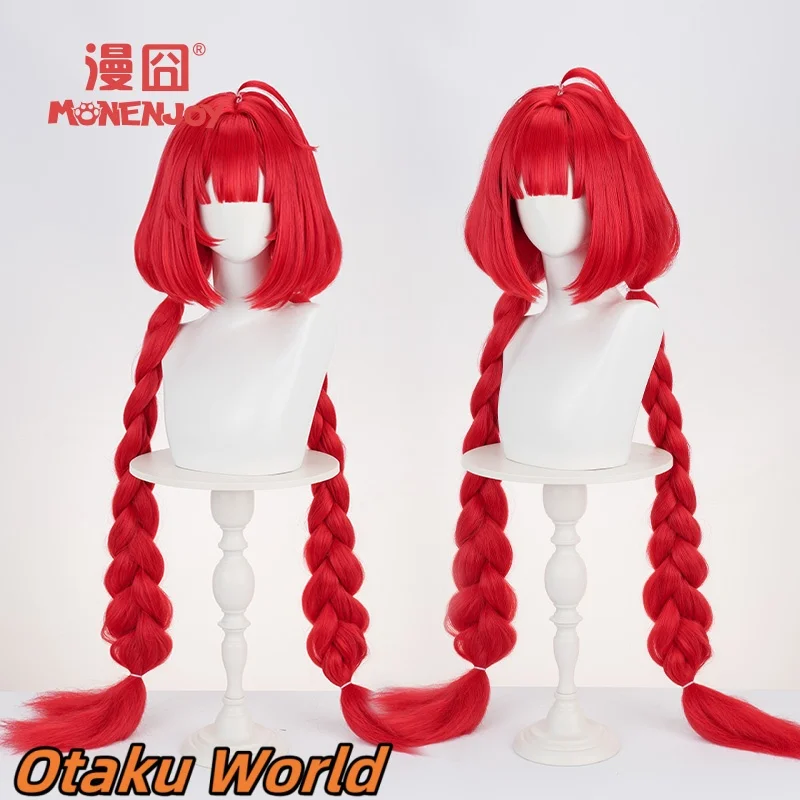 재고 있음 우키나미 유즈하 가발 코스프레 의상 액세서리 가발 미호요 ZZZ 젠레스 존 제로 할로윈 파티 가발 롤플레잉 의상