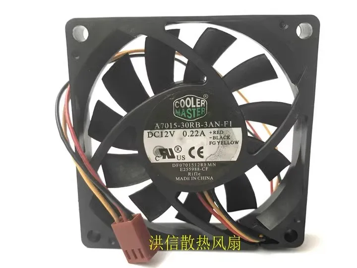 Free shipping Original 7015 A7015-30RB-3AN-F1 12V 0.18A 0.22A Silent CPU fan