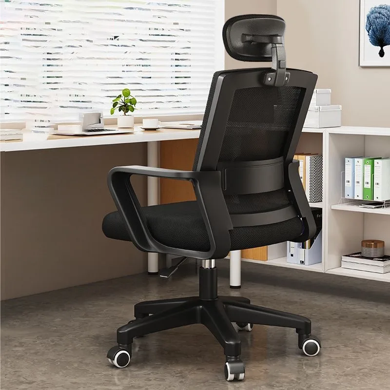 Computer chair, office chair, comfortable long-sitting seat, dormitory study desk stool, mahjong chair, employee backrest chair image 4