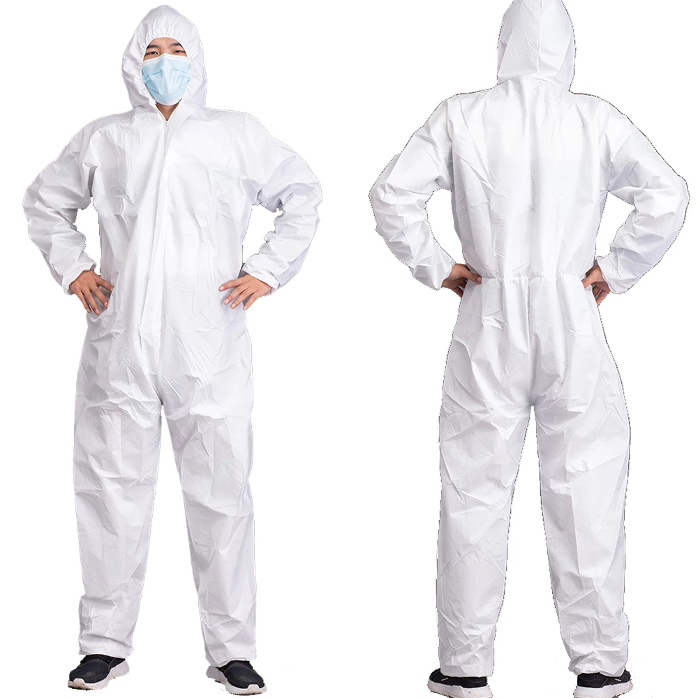 Protettivo monouso SF impermeabile resistente all\'olio abbigliamento di sicurezza sul lavoro pittura a spruzzo tuta vestiti di protezione tuta tuta