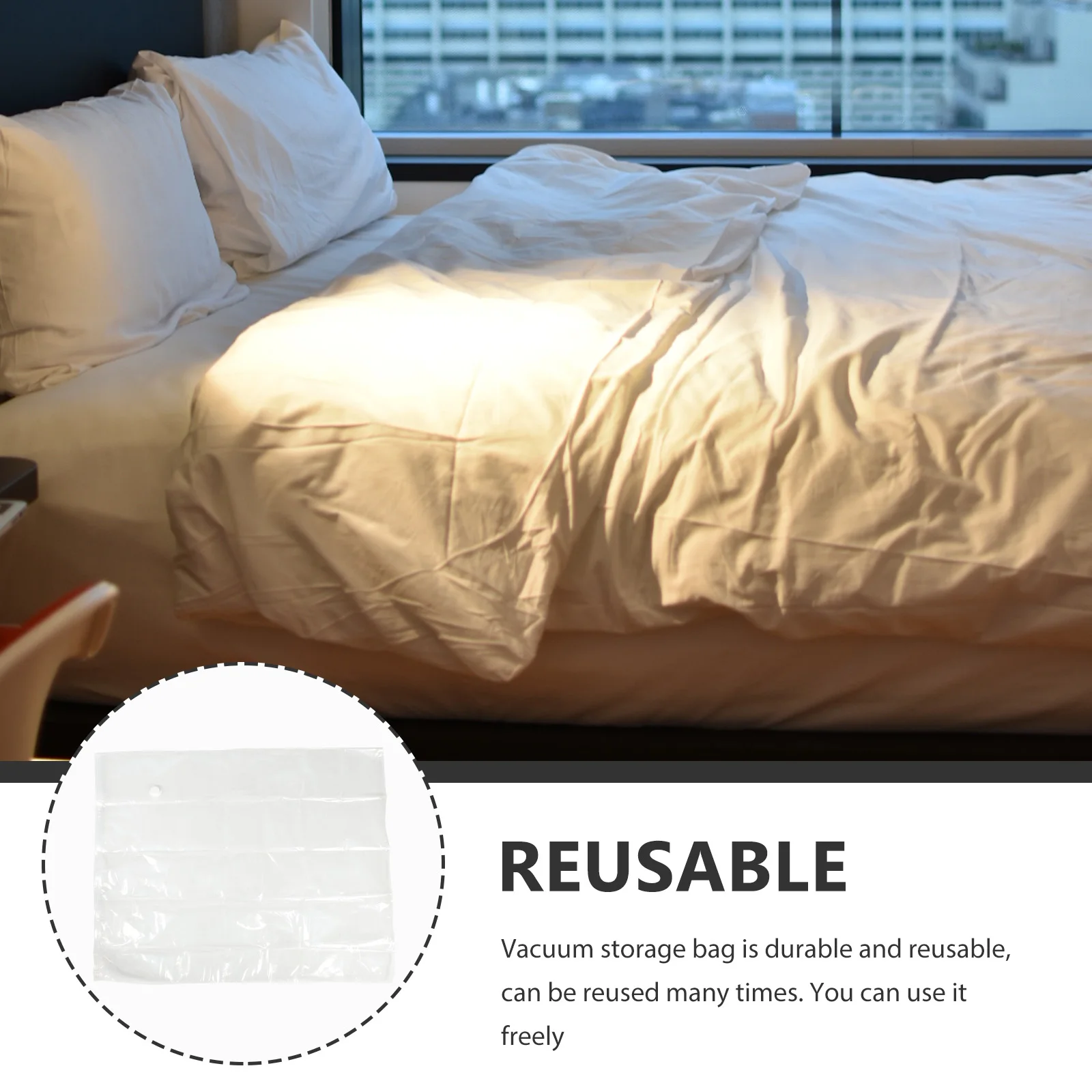 

Mattress Vacuum 130x210 Double Zipper Anti Leak Portable Storage Foam Mattress Space Saver Storage Bags For Clothes Bedding