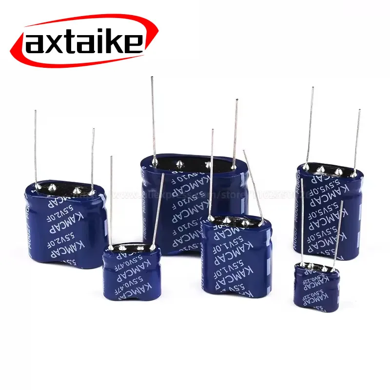 

Super Capacitor Farad Capacitor Combination Type 5.5V 0.22F 0.33F 0.47F 0.5F 1F 1.5F 2F 4F 5F 7.5F 10F 15F 20F 25F 50F 60F DIP