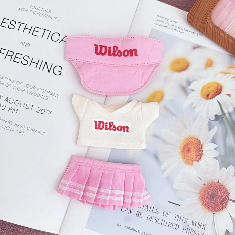 Pour les vêtements de Labubu, tenue pull rayée assortie avec pendentif de chapeau, peut correspondre selon vos préférences, accessoires Labubu