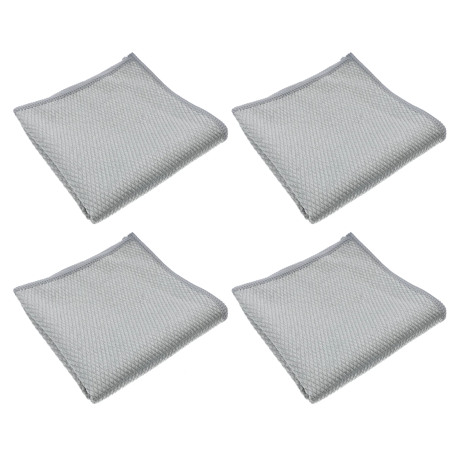 

12pcs Microfiber Cleaning Cloths Reusable Quick Dry Dish Towels Kitchen Glass Furniture Machine Washable Efficient