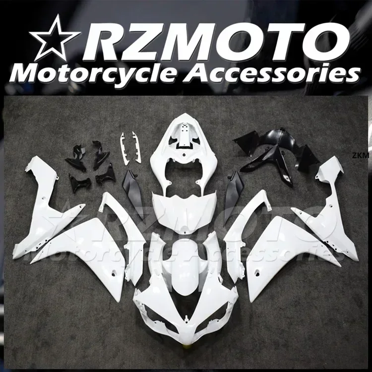 

4Gifts New ABS Motorcycle Whole Fairings Kit Fit for YAMAHA YZF - R1 2007 2008 07 08 Bodywork Set Glossy White