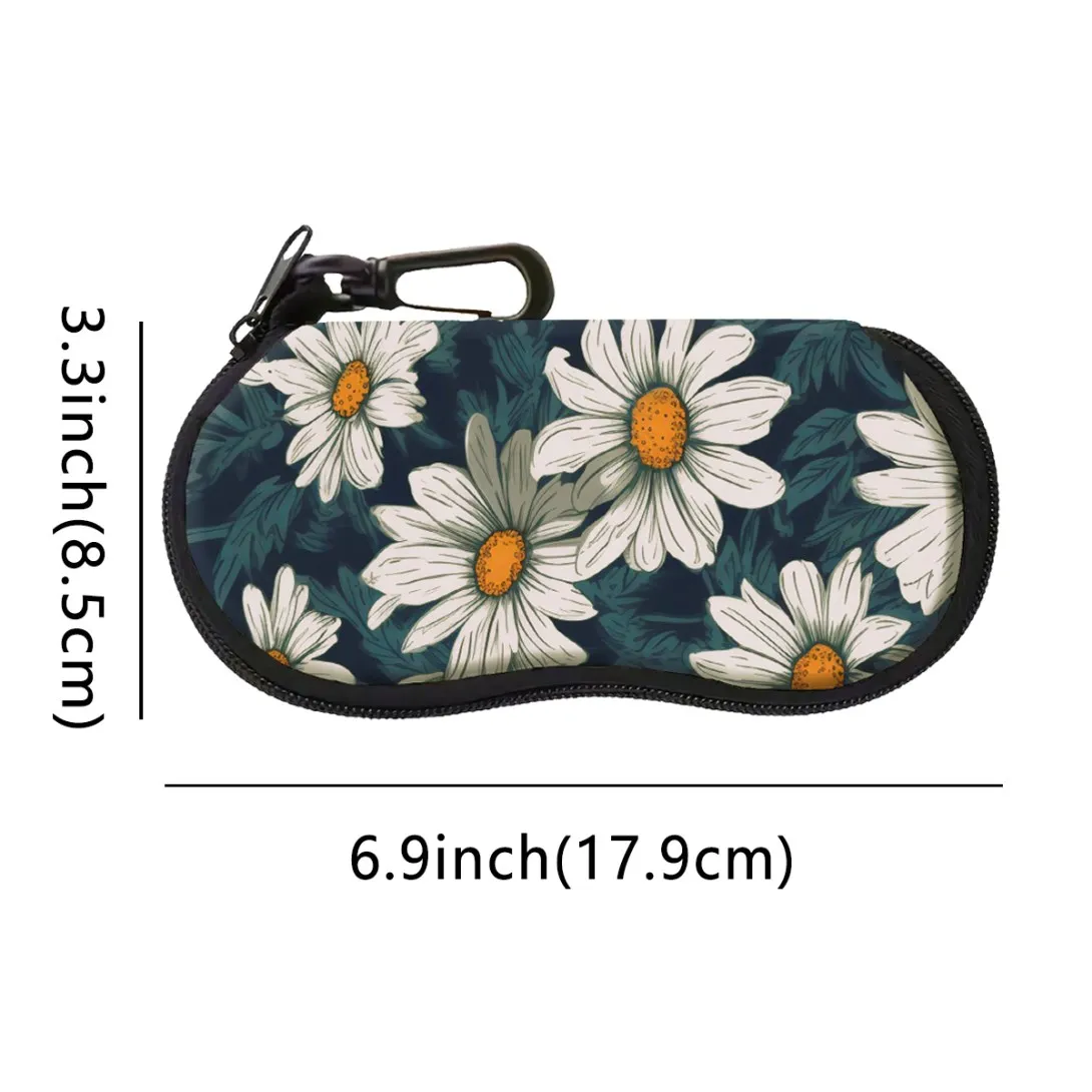 Sonnenblumen Katze Brillenetui Student Tragbares Brillenetui Fashinon Flamingo Unisex Brillenbox Regenbogen Sonnenbrillenetui – Detail 8