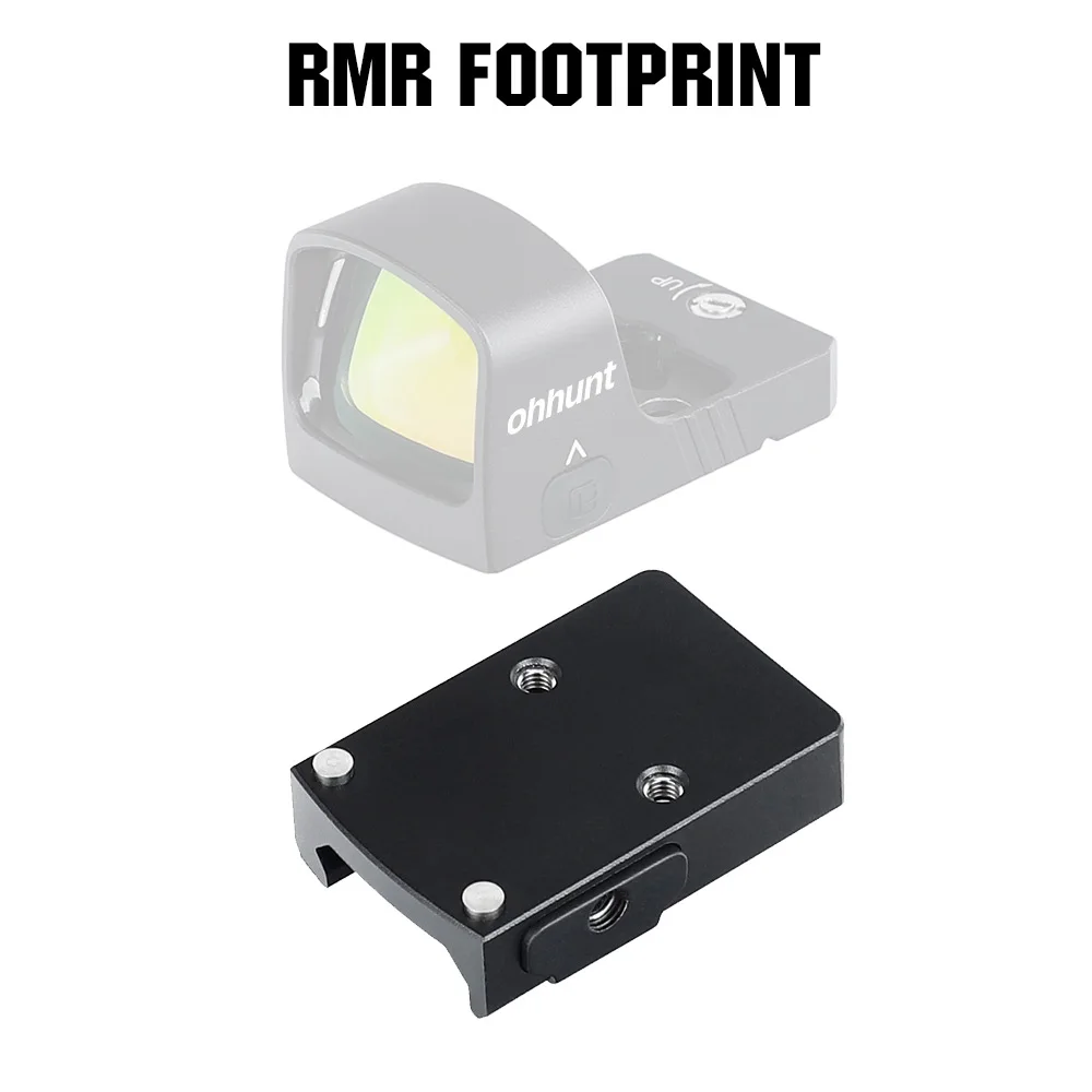 Ohhunt®Picatinny Rode Dot Mount Plate Adapter Compatibel Met 407c/507c/508T