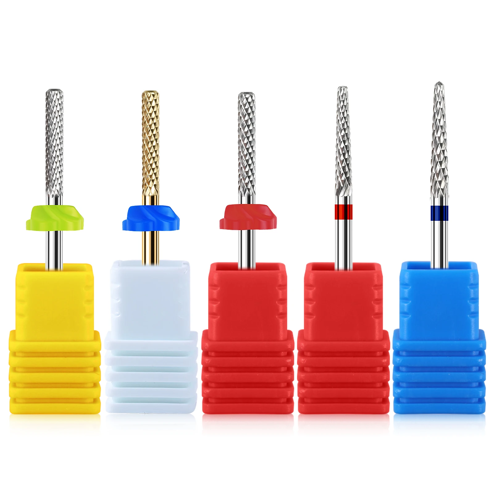 1 stks professionele hoge kwaliteit wolfraamstaal nagelboren elektrische slijpmachine accessoire polijsten cutter manicure tool