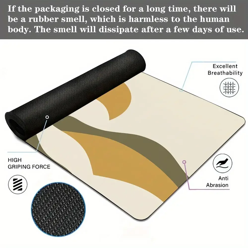 Arte astratta illustrazione al tramonto Tappetino per mouse Tappetino da scrivania Tappetino da gioco gamer accessori per PC Tastiera antiscivolo in gomma Tappetini per mouse estesi