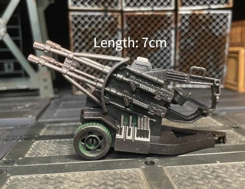 Miniature Box Bucket Flag Guard Tower Supply Box Miniature Model Display Orc Camp Decoration New Diy Miniature Dollhouse