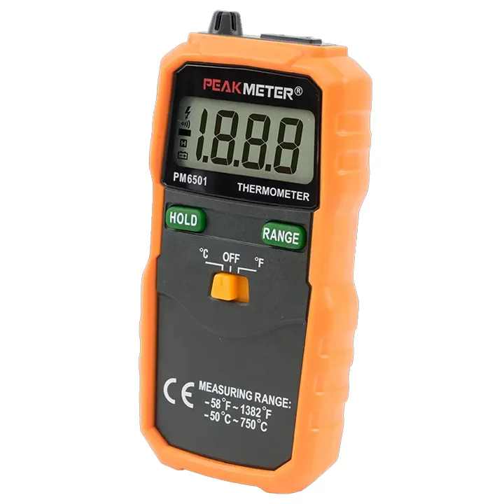 Peak Meter PM6501 Wireless Temp Humidity Meter , Digital Thermo Hygrometer With Data Logger