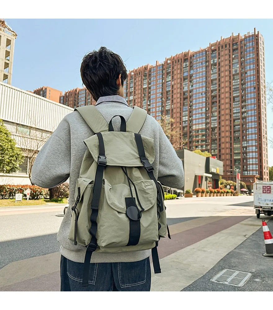 

Outdoor couple mountaineering bag women's large-capacity hiking backpack women's college student travel backpack lightweight