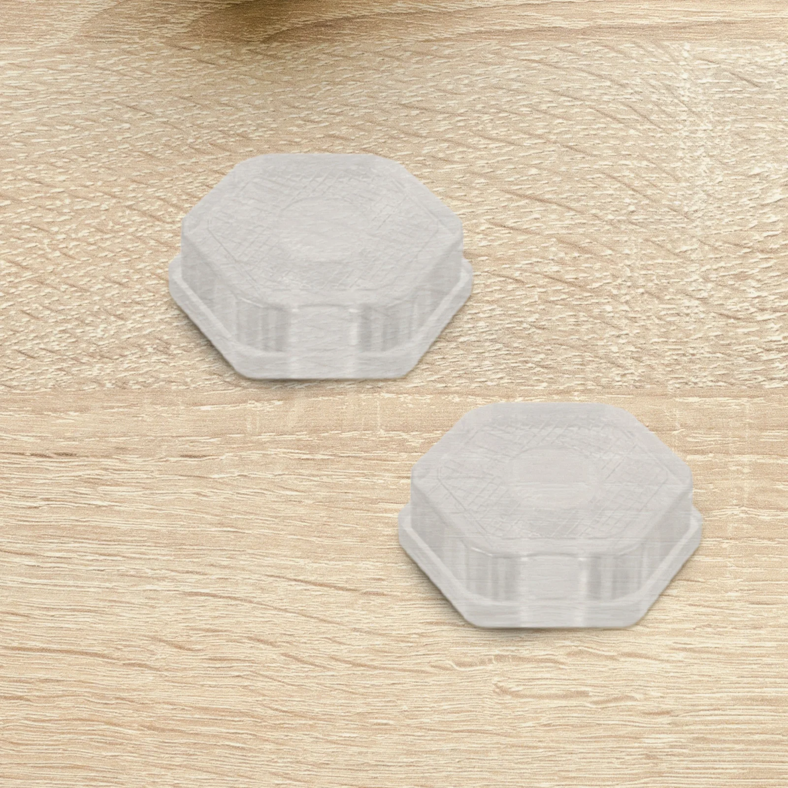 Hexagonal Anti Slip Rubber Pads For Pull Up Bar End Transparent Durable Fitness Sports Equipment Accessories Protector