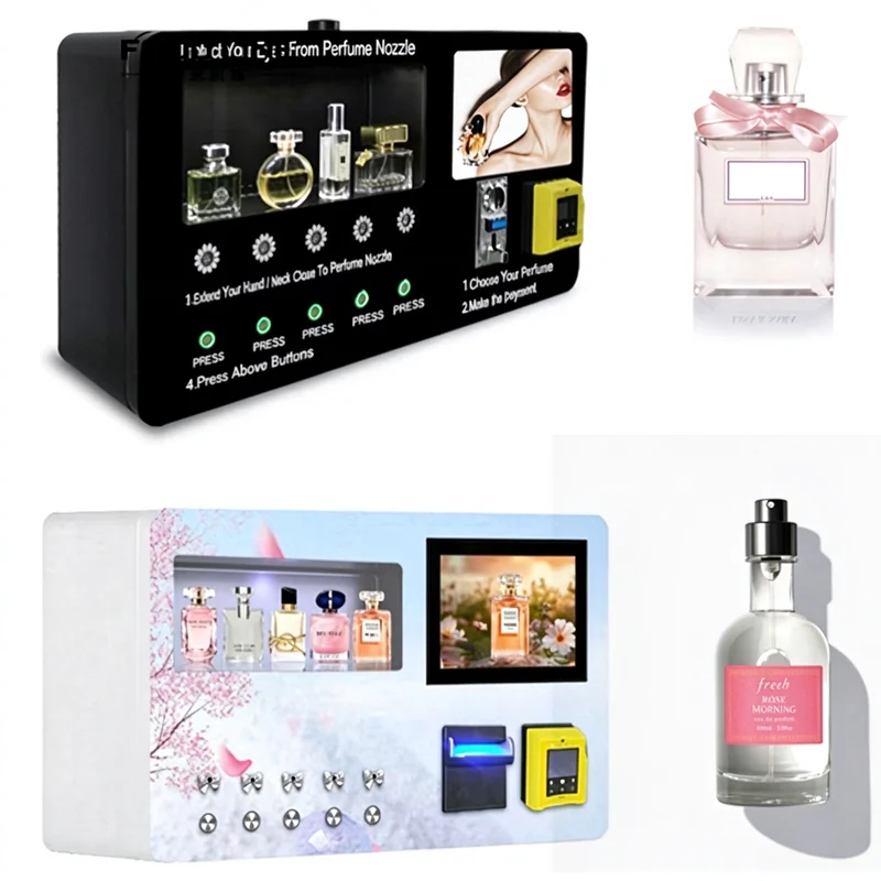 Perfume Spray Dispensing Machine Desktop Compact Chassis Network Connection Module for Cosmetic Shop Self Operated Fragrance
