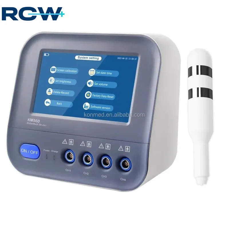 RWC Konmed KM560 Four-Channel Touch Screen Pelvic Muscle Kegel Exerciser Pain Relief Urinary Incontinence EMG Biofeedback