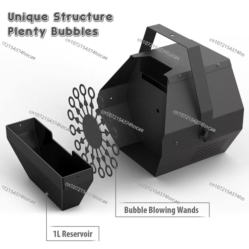 Mini Single Wheel Remote Control Bubble Machine Wedding Stage Bar Performance Portable Automatic Bubble Blower