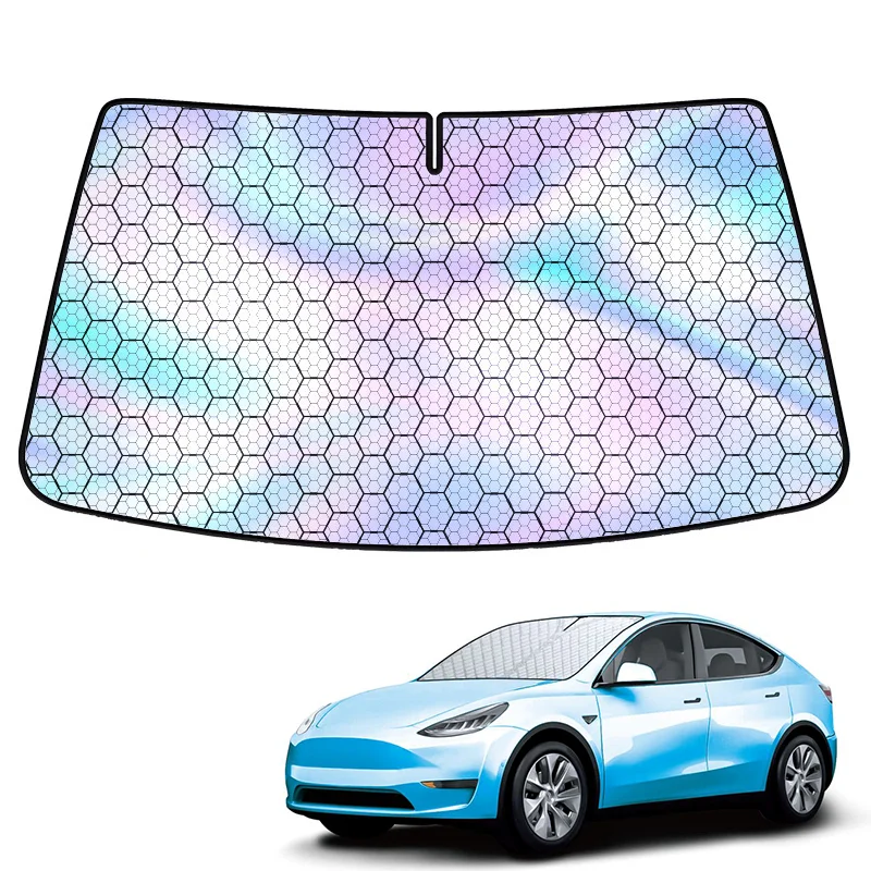 

5-слойный складной солнцезащитный экран для лобового стекла автомобиля, УФ-отражающая шторка для защиты от солнца, утолщенная, для переднего стекла, летний автомобильный аксессуар