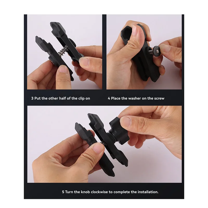 AC57-Aluminum Alloy 15Cm RAM Mount Double Socket Arm For 1-Inch Ball Mount Base Lightweight & Durable Motorcycle Phone Mount