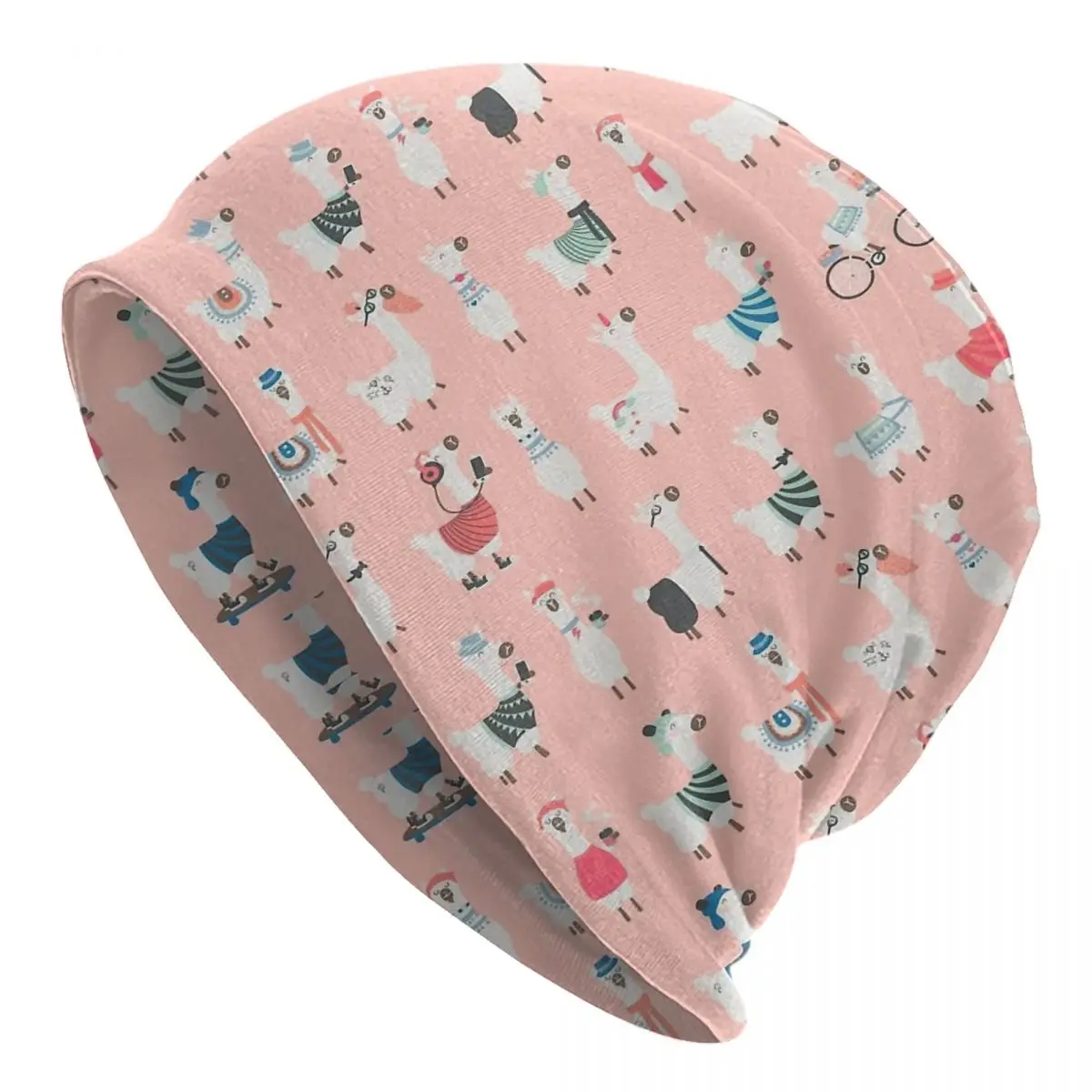

Bonnet Hats Men Women's Thin Hat Cool Llamas Autumn Spring Warm Cap Design Skullies Beanies Caps