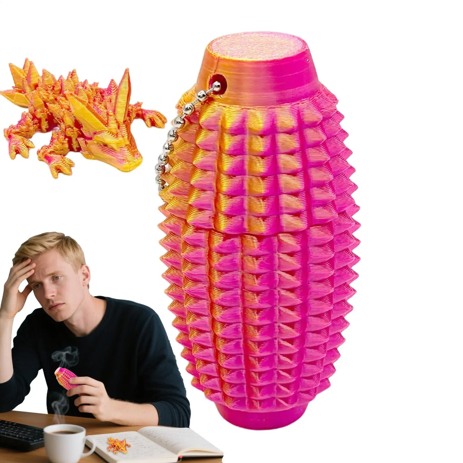 

Колючие игрушки-непоседы, маленькие стимулирующие игрушки-непоседа с 3D принтом, успокаивающие портативные колючие очаровательные антистрессовые игрушки для взрослых, подростков, школы