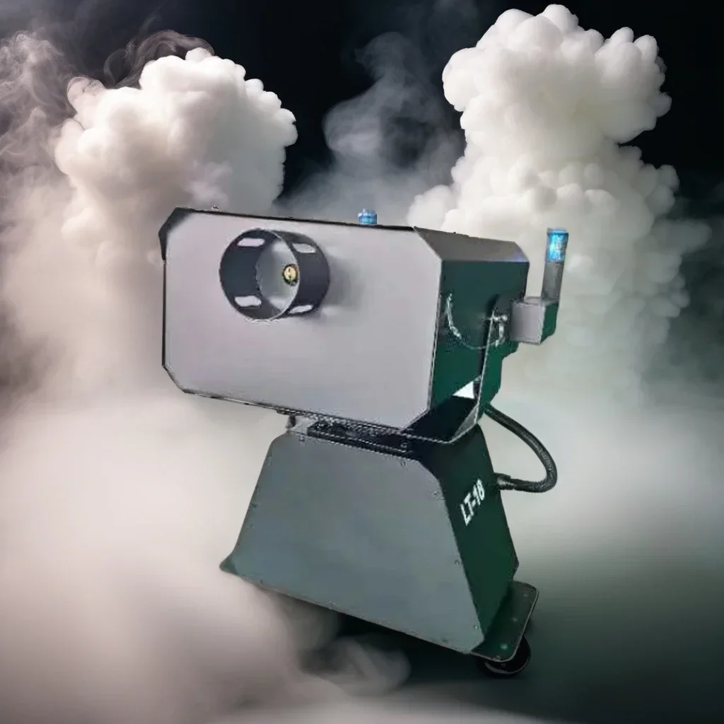 High power 3000W DMX512 club KTV wedding event performance stage fog and smoke cannon with wireless remote control