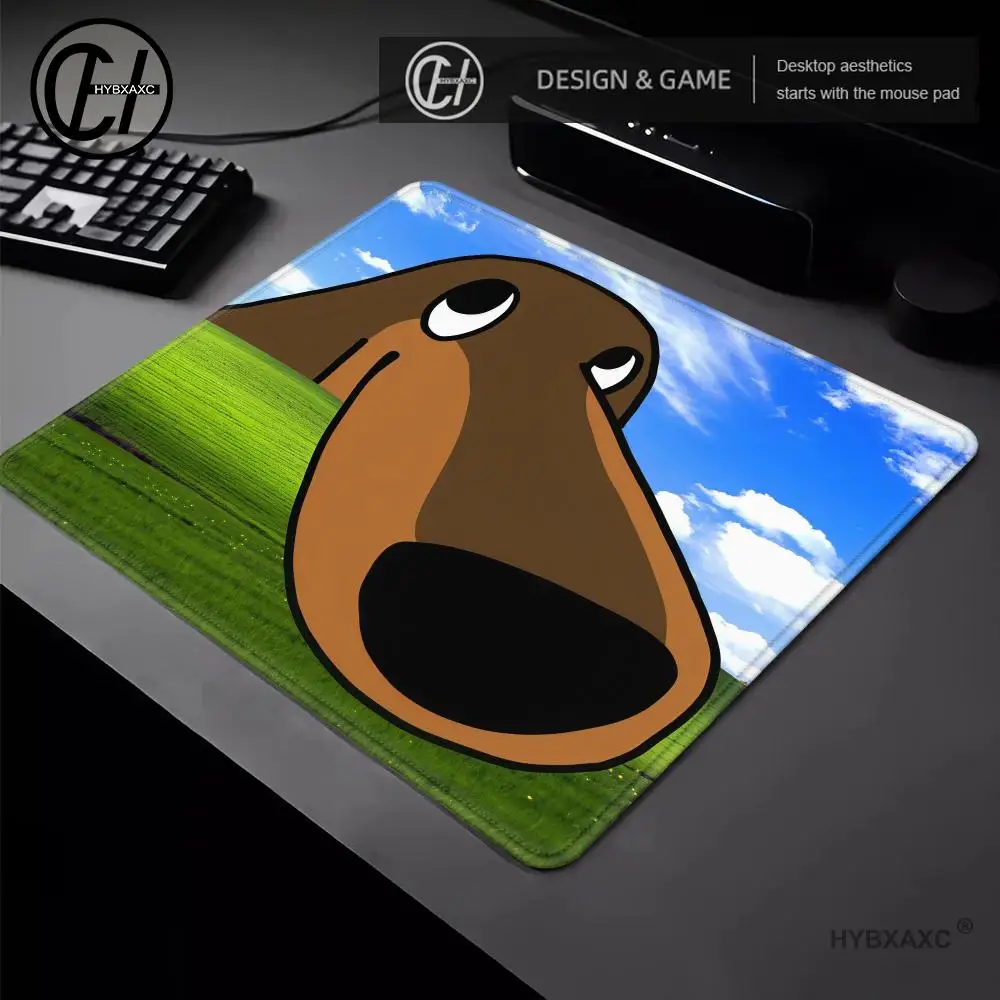 Cute Dachshund Dog Mouse Pad Large Square Computer Office Game Table Mats Funny Meme Cartoon Interesting Meme Rubber Mousepads