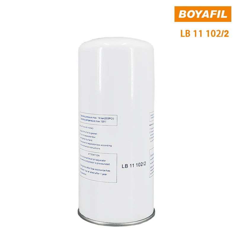 Boyafil Filter LB11102/2 Car Engine Oil Grid Air Compressor Oil Separator Vacuum Pump Oil Filter LB11102 Exhaust Filter
