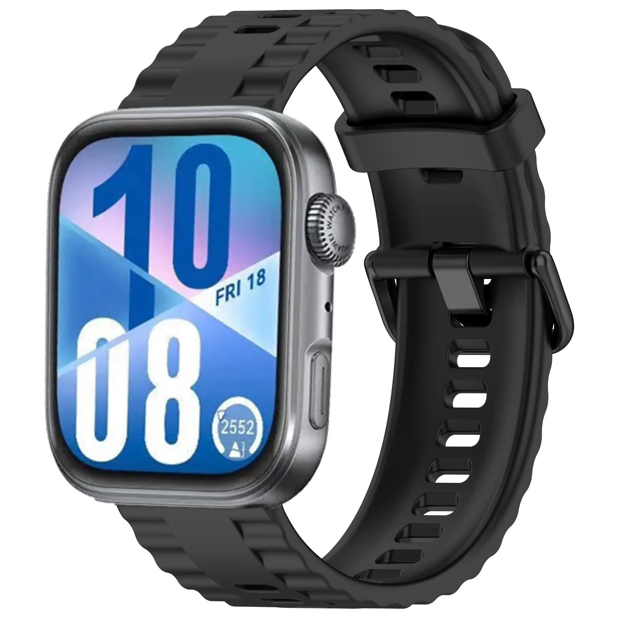 Pulseira de silicone oficial 1:1 para huawei watch 4/4 pro, pulseira macia e confortável para huawei watch fit 3, acessórios de cinto