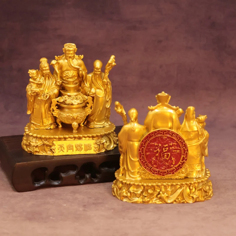 

, Звезда, удача, процветание, долголетие, три звезды, статуя Бога Будды, орнамент Elde